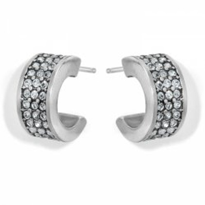 Brighton Meridian Zenith Hoop Earrings Silver