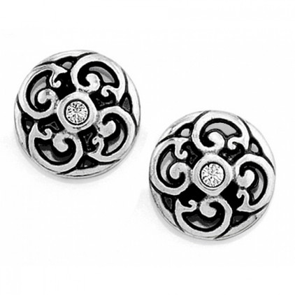 Brighton Silver Betsey Mini Post Earrings