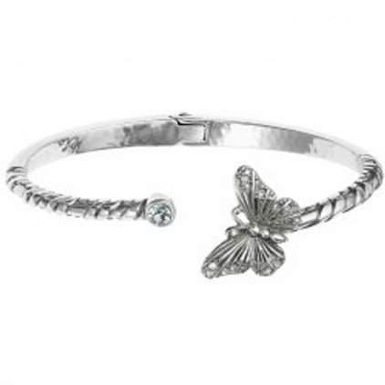 Brighton Solstice Butterfly Hinged Bangle