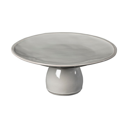 Casafina Fontana Footed Plate - Gray