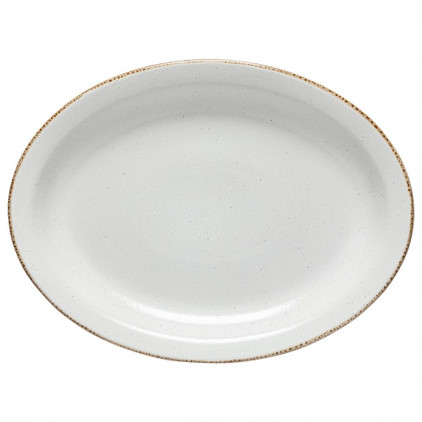 Casafina Positano White Oval Platter 16 In