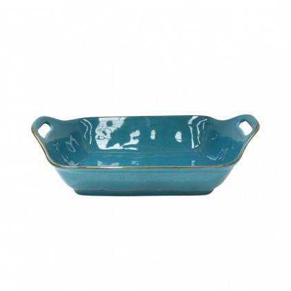 Casafina Sardegna Blue Small Rectangular Baker