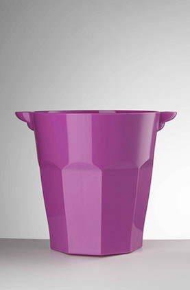 Mario Luca Giusti Acrylic Champagne Bucket Glazed Fushia