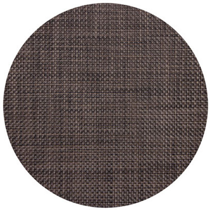 Chilewich Basketweave Table Mat 15 Round - Earth