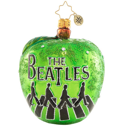 Christopher Radko The Beatles Abbey Road Apple Ornament