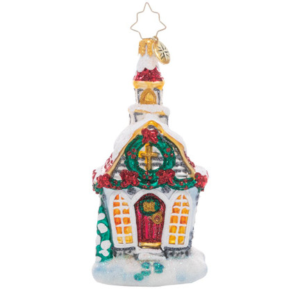 Christopher Radko Christmas Tradition Chapel Ornament