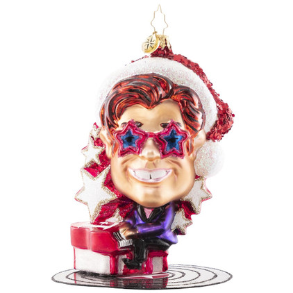 Christopher Radko Elton John's Center Stage Ornament