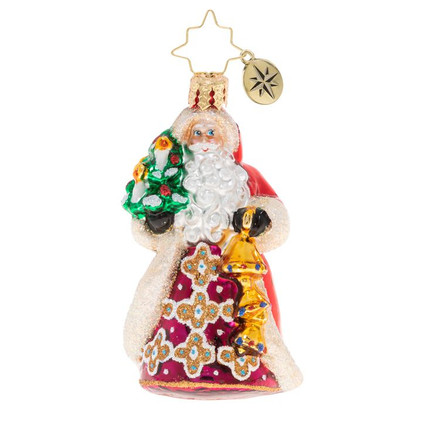 Christopher Radko Jingle For All To Hear Gem Santa Ornament