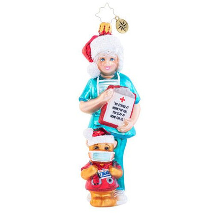 Christopher Radko Merry Medical Worker Ornament