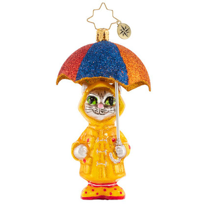 Christopher Radko It's Raining Cats! Gem Ornament