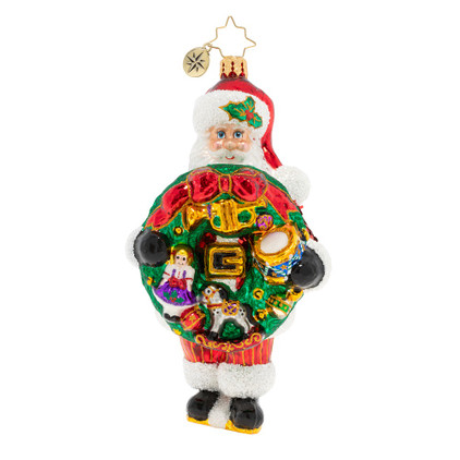 Christopher Radko Santas Got His Hands Full Ornament