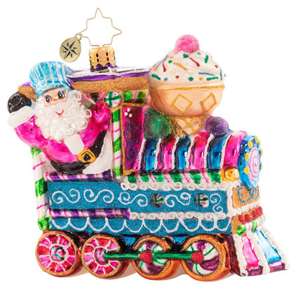 Christopher Radko Santa's Sugary Dream Machine Ornament