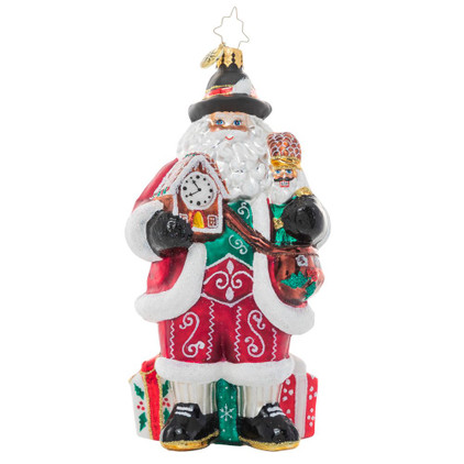 Christopher Radko Wilkommen Santa! Ornament