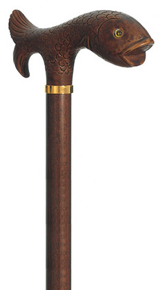 Trout Handle Walking Stick Cane by Concord