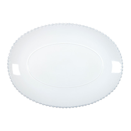 Costa Nova Pearl 13 Oval Platter - White