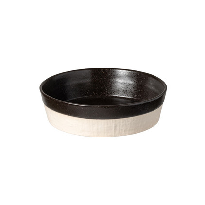 Costa Nova Notos Low Bowl 8 inch - Latitude Black - Set of 6