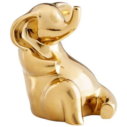 Cyan Design Colossus Gold Elephant Sculpture