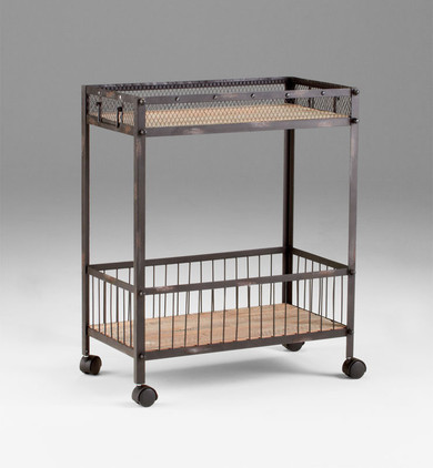 Desmond Iron Kitchen Cart by Cyan Design