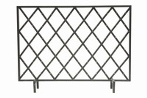 Dessau Home Black Bamboo Firescreen Home Decor