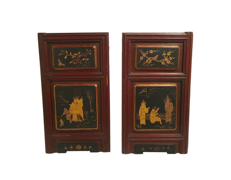 Dessau Home Hand Painted Decorative Panels - Antique