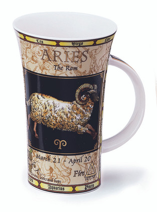 Dunoon Glencoe Zodiac Mug - Aries (16.9oz)