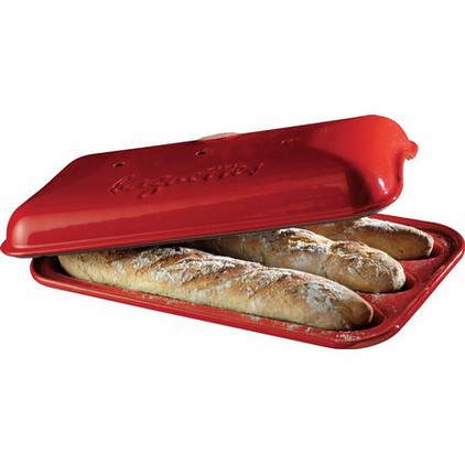 Emile Henry Burgundy Baguette Baker