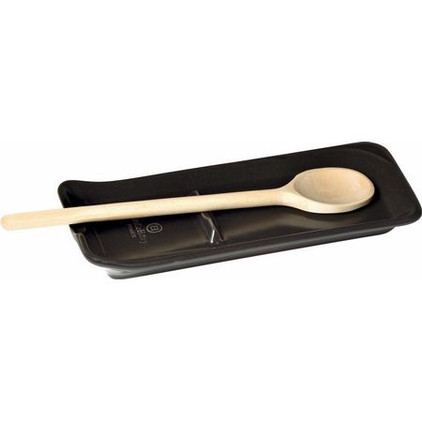 Emile Henry Charcoal Ridged Spoon Rest