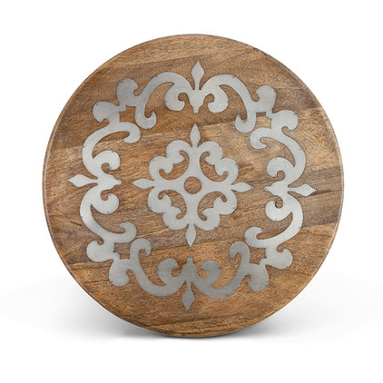 GG Collection 18" Lazy Susan Mango Wood