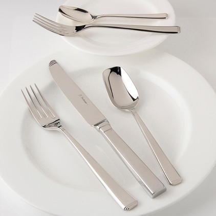 Fortessa Stainless Flatware Scalini 5 Piece Place Setting