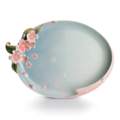 Franz Kathy Ireland Cherry Blossom Collection Platter