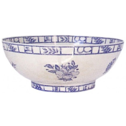 Gien Oiseau Blue & White Open Vegetable Dish