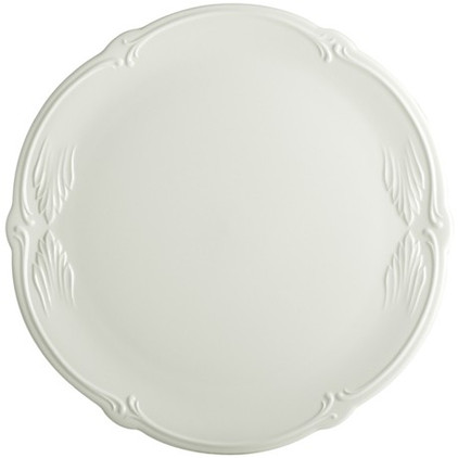 Gien Rocaille White Cake Platter