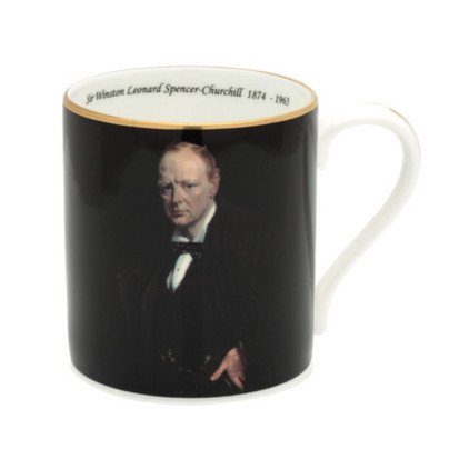 Halcyon Days Sir Winston Churchill by Orpen Mug