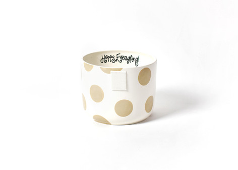 Happy Everything Neutral Dot Mini Bowl