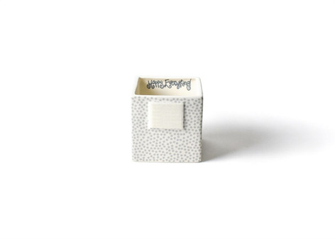 Happy Everything Stone Small Dot Mini Nesting Cube Small