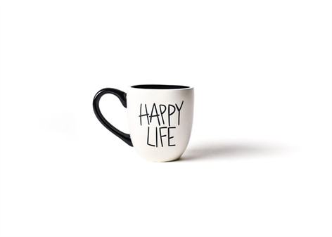 Happy Everything Happy Life 4.25 Mug White
