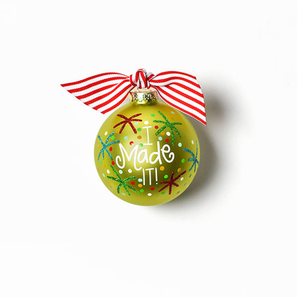 Happy Everything Glass Ornament - I Made It!
