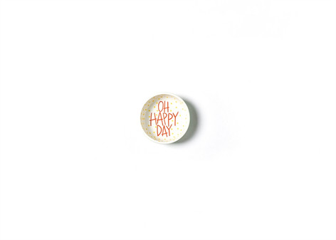 Happy Everything Mint Stripe Oh Happy Day Dipping Bowl