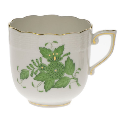 Herend Chinese Bouquet Green Mocha Cup (4 Oz)