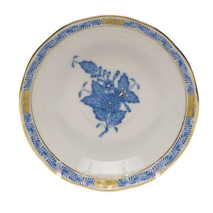 Herend Chinese Bouquet Blue After Dinner Saucer 4.5 inch D
