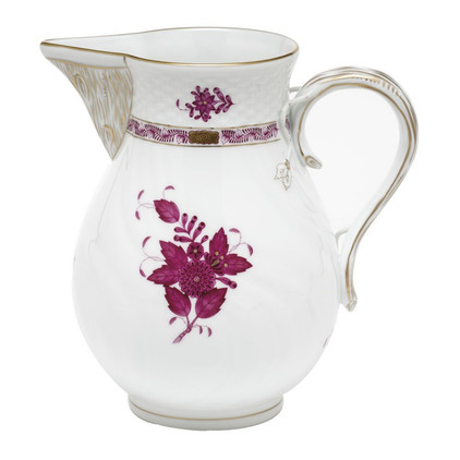 Herend Chinese Bouquet Raspberry Pitcher (60 Oz) 7.75 inch H