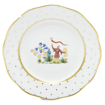 Herend Porcelain Fodos Dessert Plate - Motif 04 8.25D