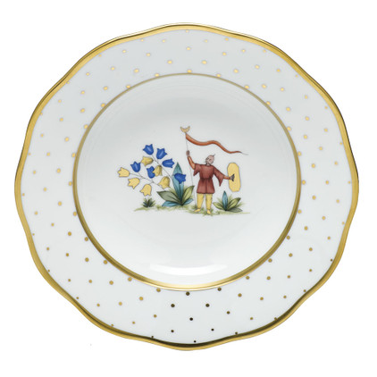 Herend Porcelain Fodos Rim Soup Plate - Motif 04 8D