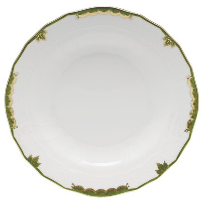 Herend Princess Victoria Dark Green Service Plate 11 inch D