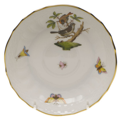 Herend Rothschild Bird Canton Saucer - Motif 04 5.5 inch D