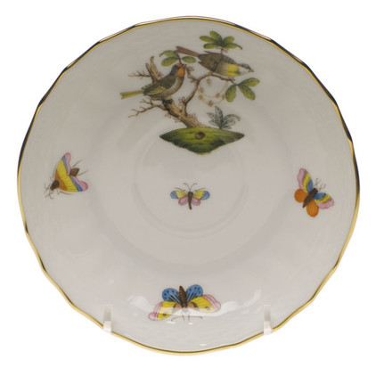 Herend Rothschild Bird Canton Saucer - Motif 11 5.5 inch D