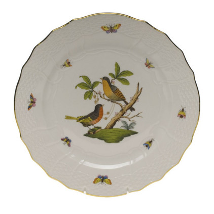 Herend Rothschild Bird Service Plate - Motif 08 11 inch D