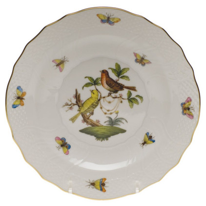 Herend Rothschild Bird Salad Plate - Motif 06 7.5 inch D