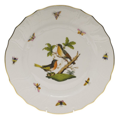 Herend Rothschild Bird Dinner Plate - Motif 08 10.5 inch D