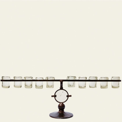 Jan Barboglio Ojo Votive Candle Rail Centerpiece